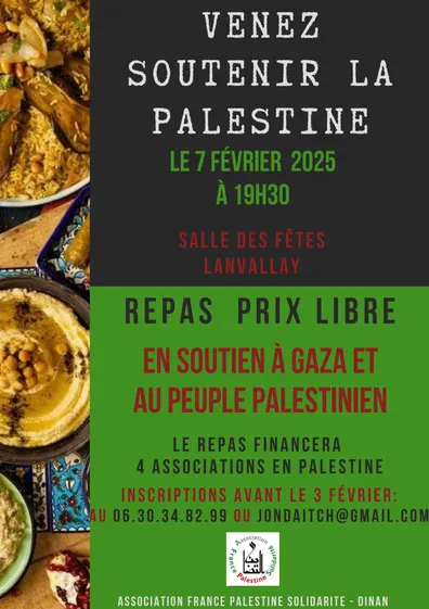 affiche du repas